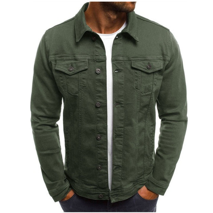 Chaqueta Casual con Botones – Verde