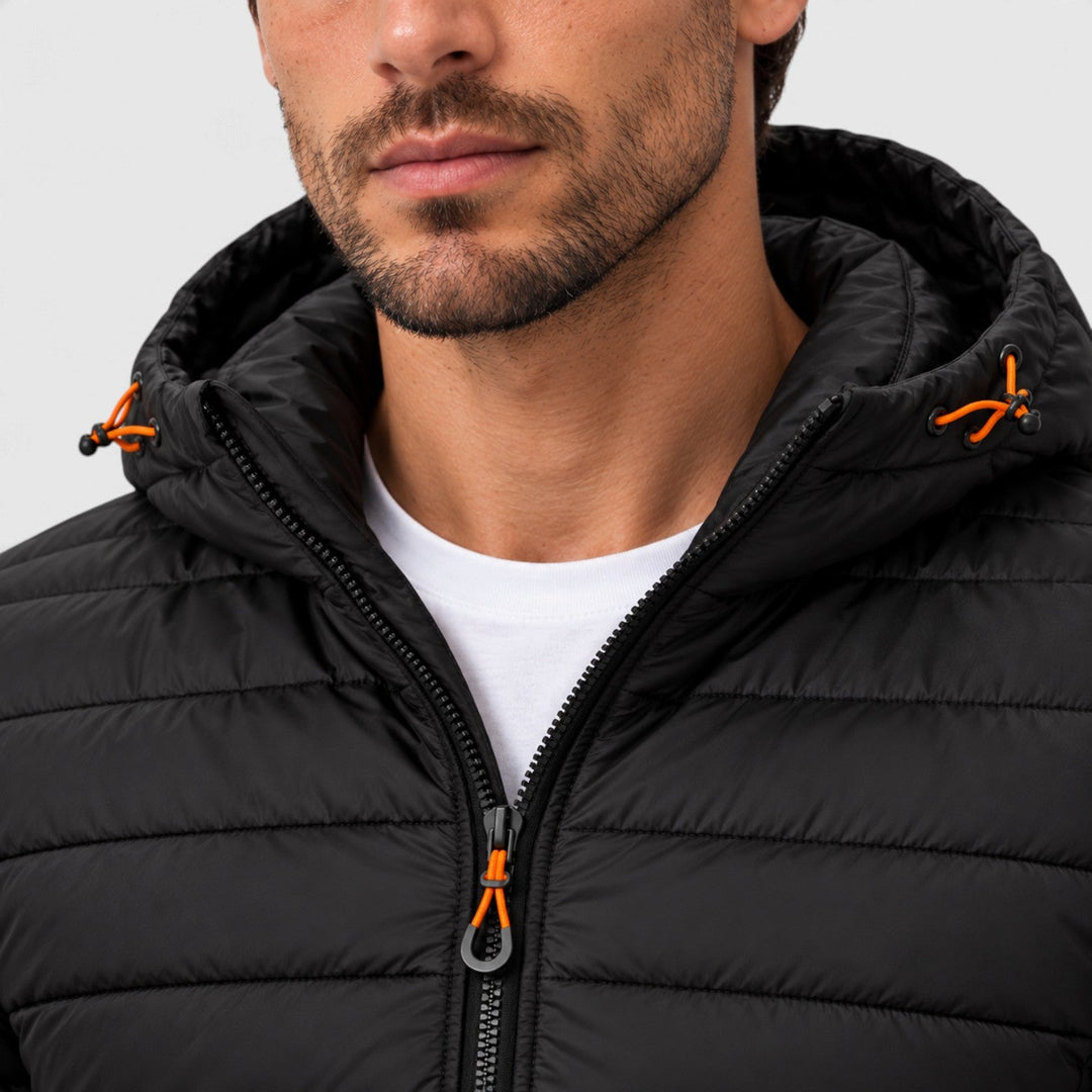 Chaqueta con Capucha y Cremallera