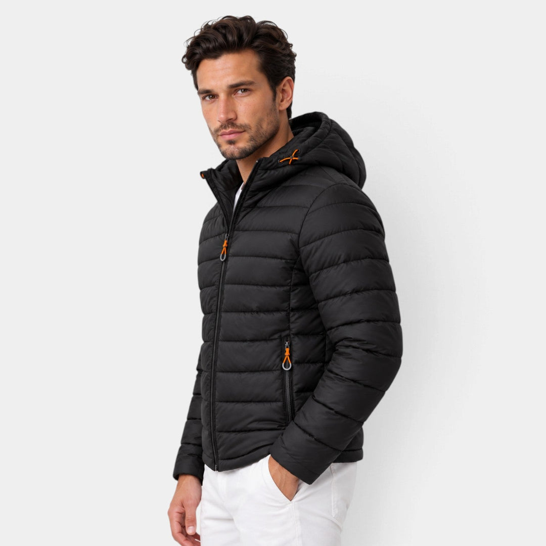 Chaqueta con Capucha y Cremallera