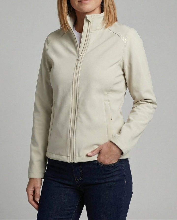 Chaqueta Entallada de Cuello Alto