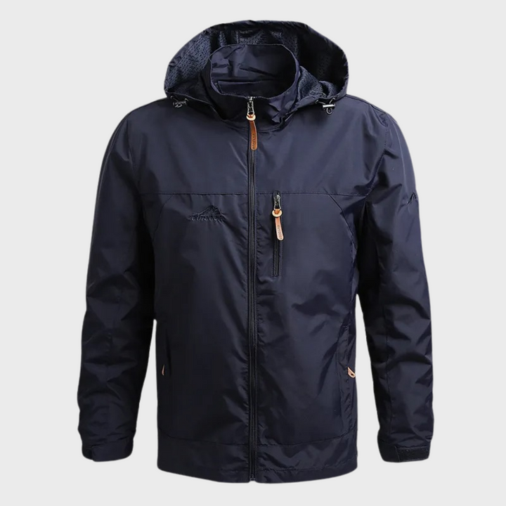 Chaqueta Funcional con Capucha – Azul