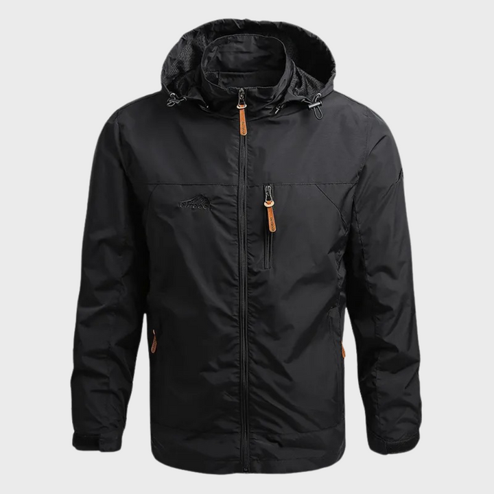 Chaqueta Funcional con Capucha – Negro