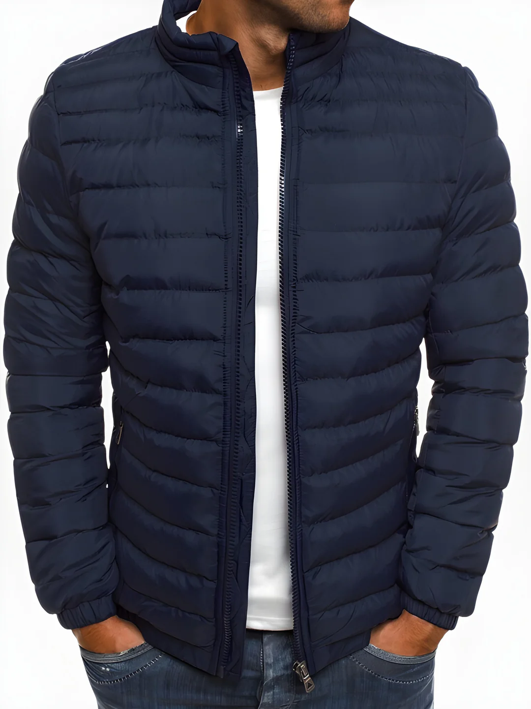 Chaqueta Ligera de Entretiempo – Azul Marino