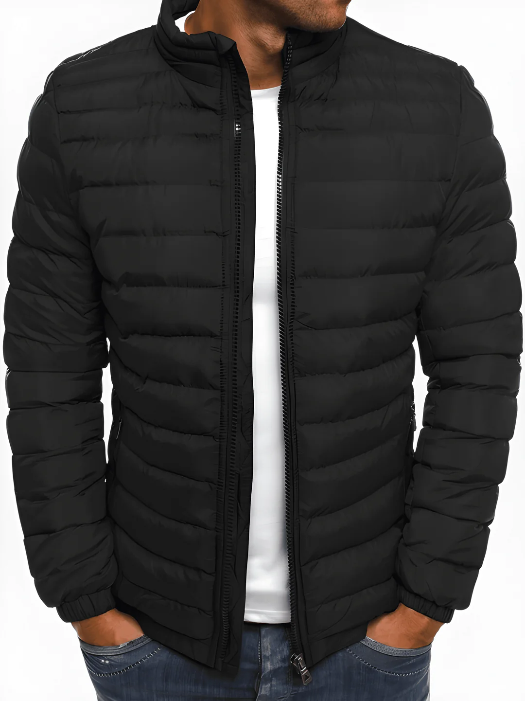 Chaqueta Ligera de Entretiempo – Negro
