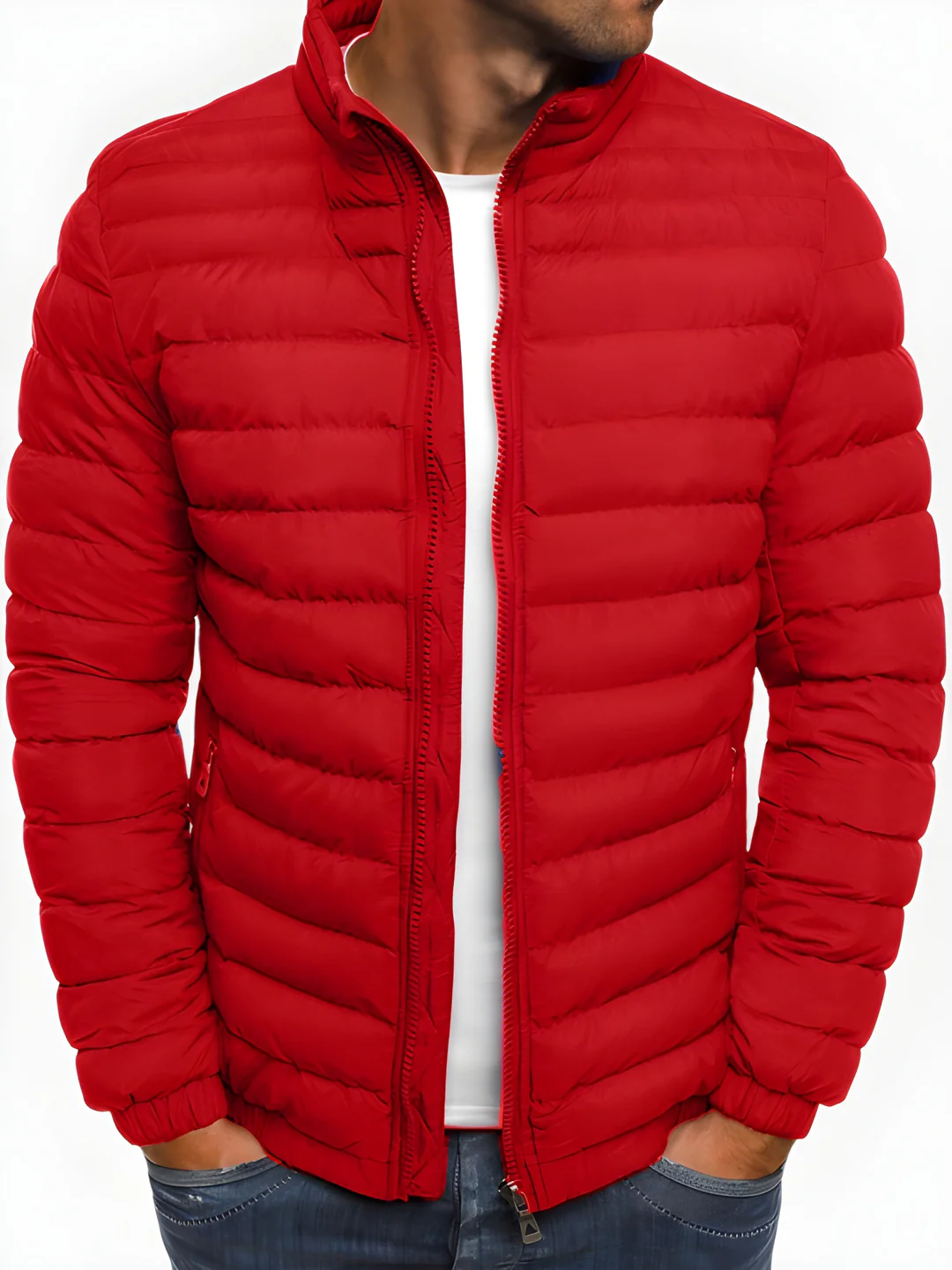 Chaqueta Ligera de Entretiempo – Rojo