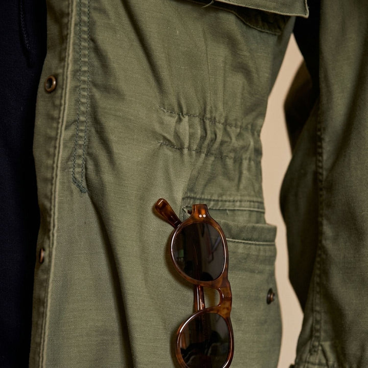 Chaqueta Militar con Bolsillos