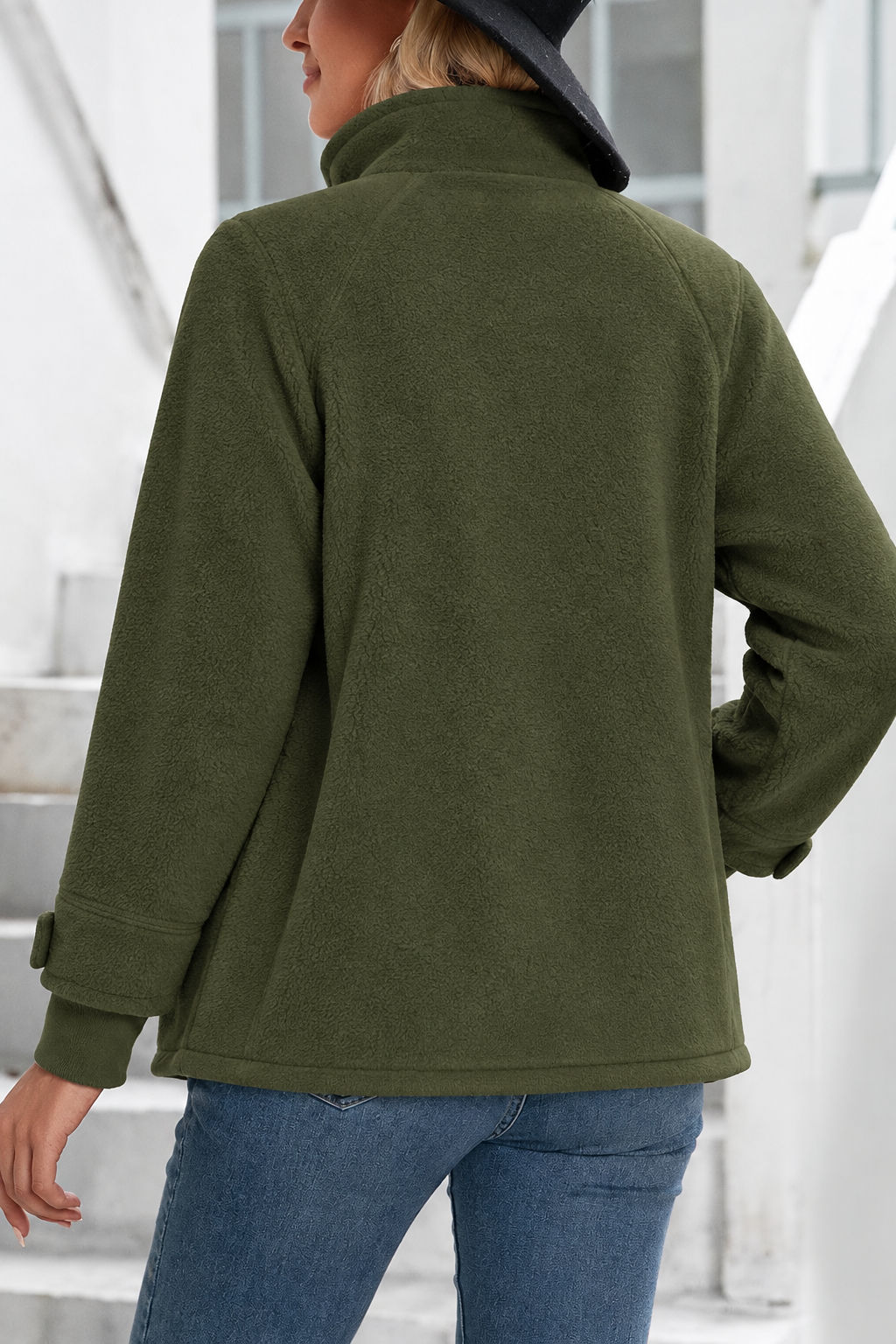 Chaqueta Suave con Cremallera