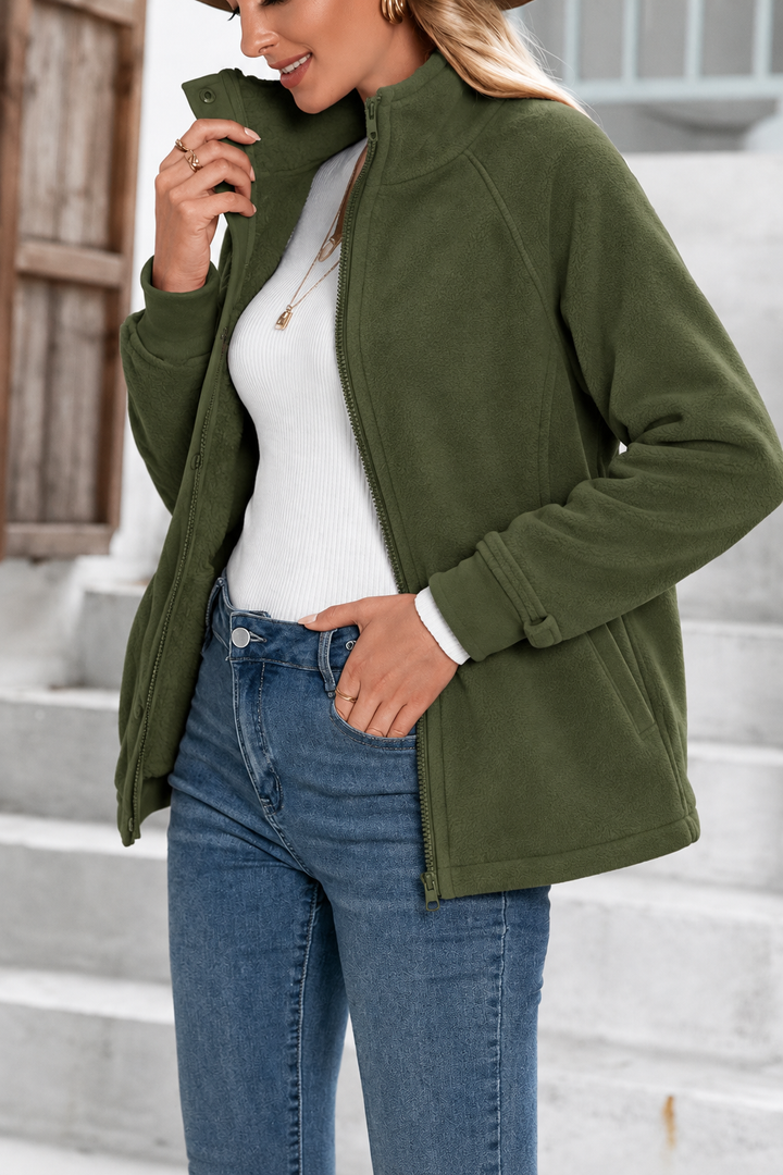 Chaqueta Suave con Cremallera