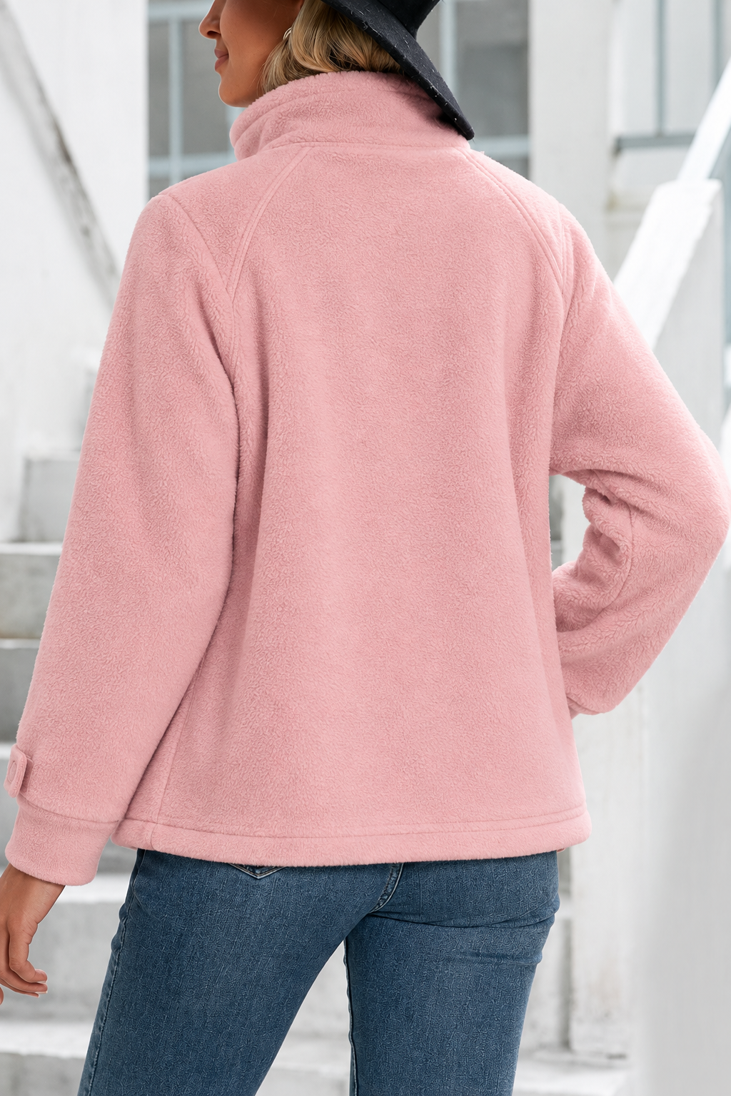 Chaqueta Suave con Cremallera