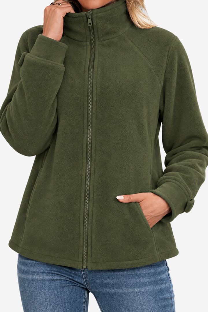Chaqueta Suave con Cremallera