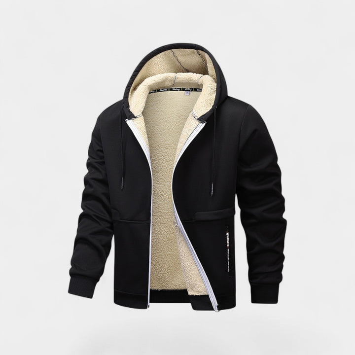 Chaqueta Urbana con Capucha – Negro