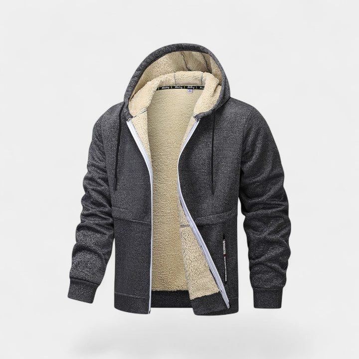 Chaqueta Urbana con Capucha – Gris Oscuro