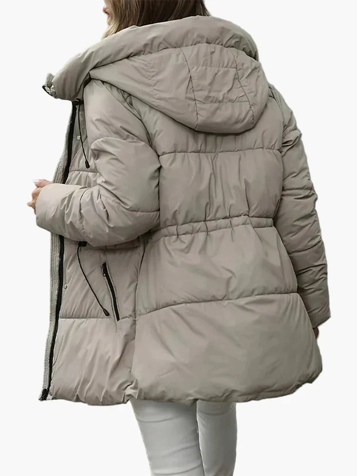 Chaqueta Acolchada con Cordón