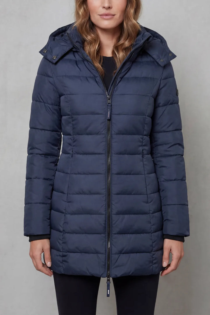 Chaqueta Acolchada de Invierno – Azul Oscuro