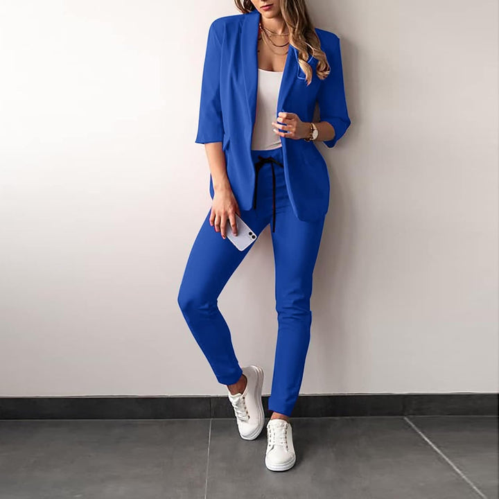 Conjunto Blazer y Pantalón – Azul Oscuro