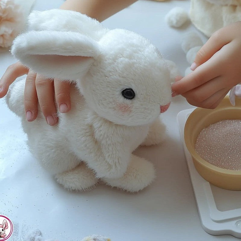 Conejito de Peluche Interactivo con Movimiento y Sonido - Juguete Educativo