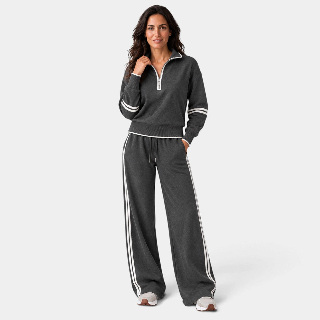 Conjunto Casual Dos Piezas – Gris Oscuro