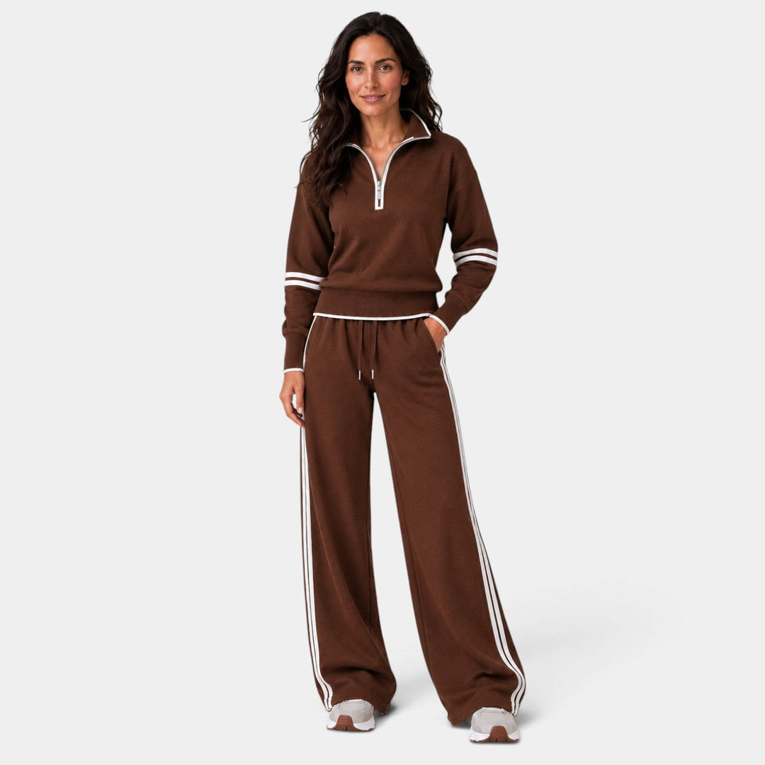 Conjunto Casual Dos Piezas – Marrón
