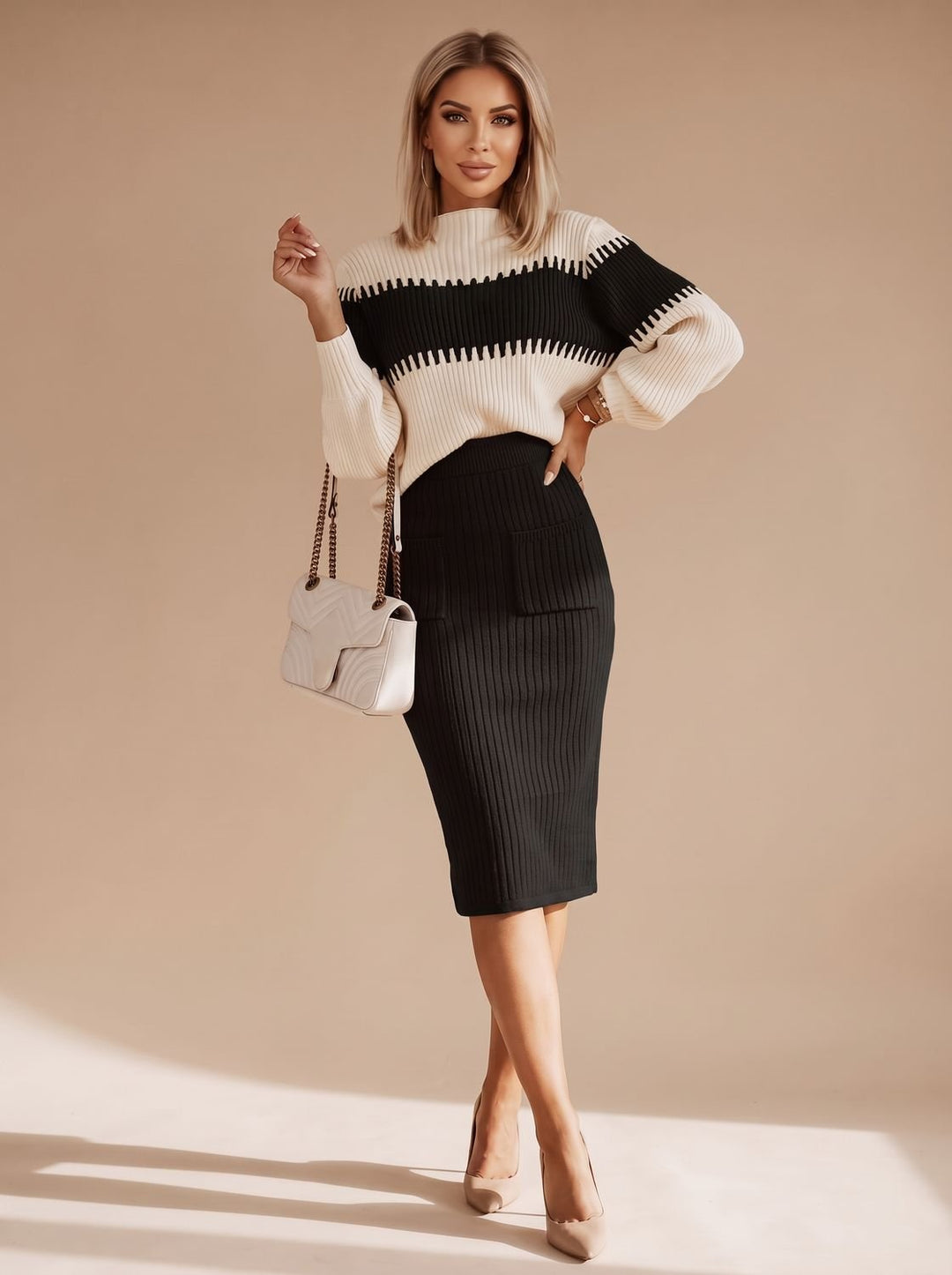 Conjunto de Falda Midi