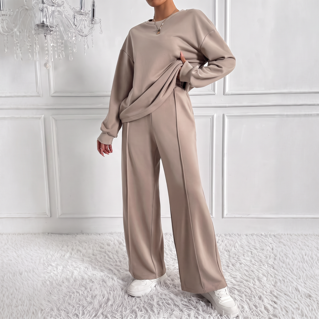 Conjunto Holgado Dos Piezas – Caqui