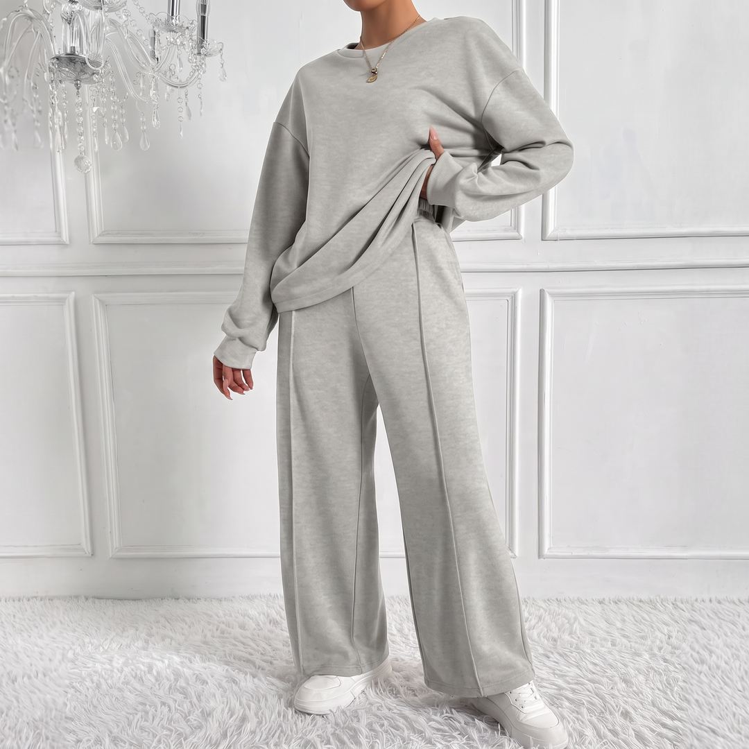 Conjunto Holgado Dos Piezas – Gris
