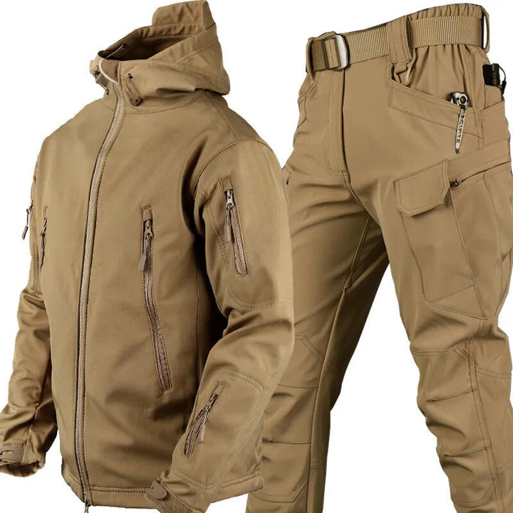 Conjunto Táctico Dos Piezas – Caqui