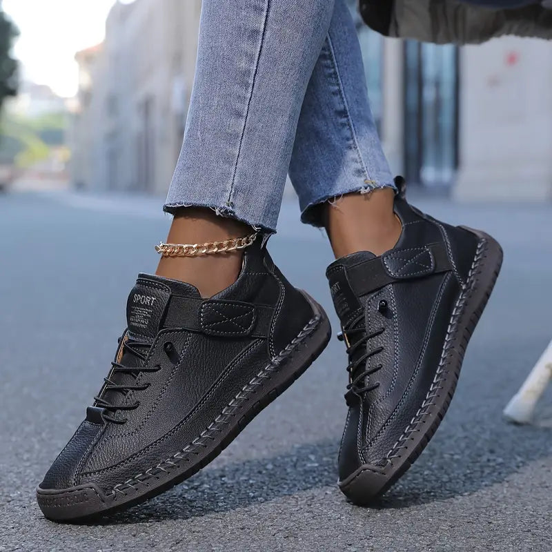 Deportivas Planas de Estilo Urbano – Negro