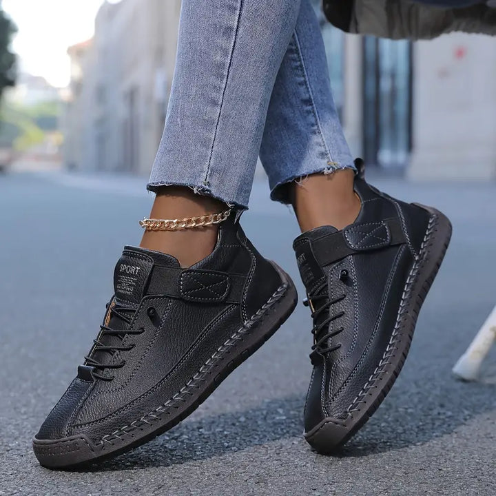 Deportivas Planas de Estilo Urbano – Negro