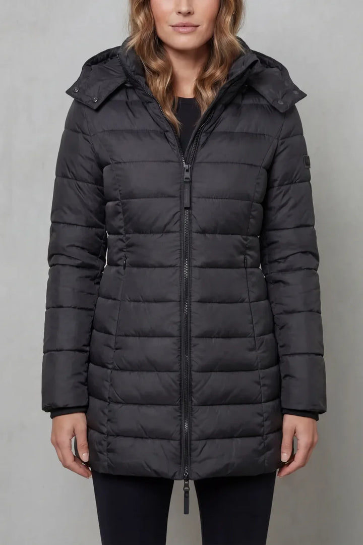 Chaqueta Acolchada de Invierno – Negro