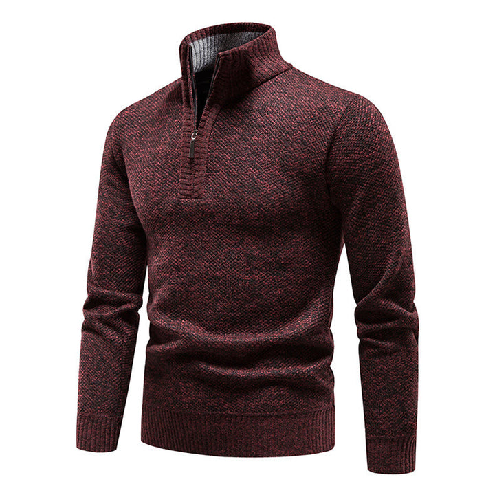 Jersey con Cremallera Frontal – Rojo