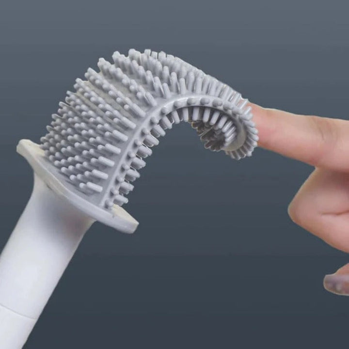 Escobilla de baño con soporte de pared