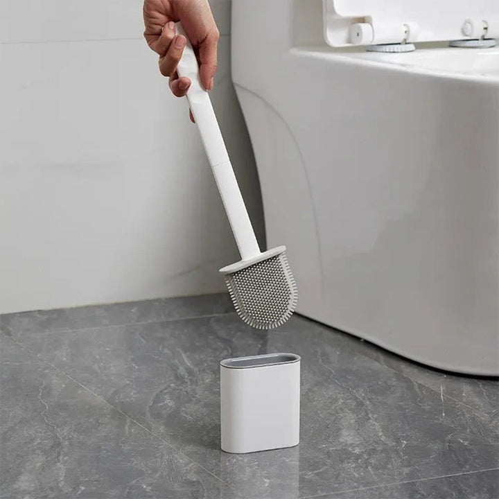 Escobilla de baño con soporte de pared