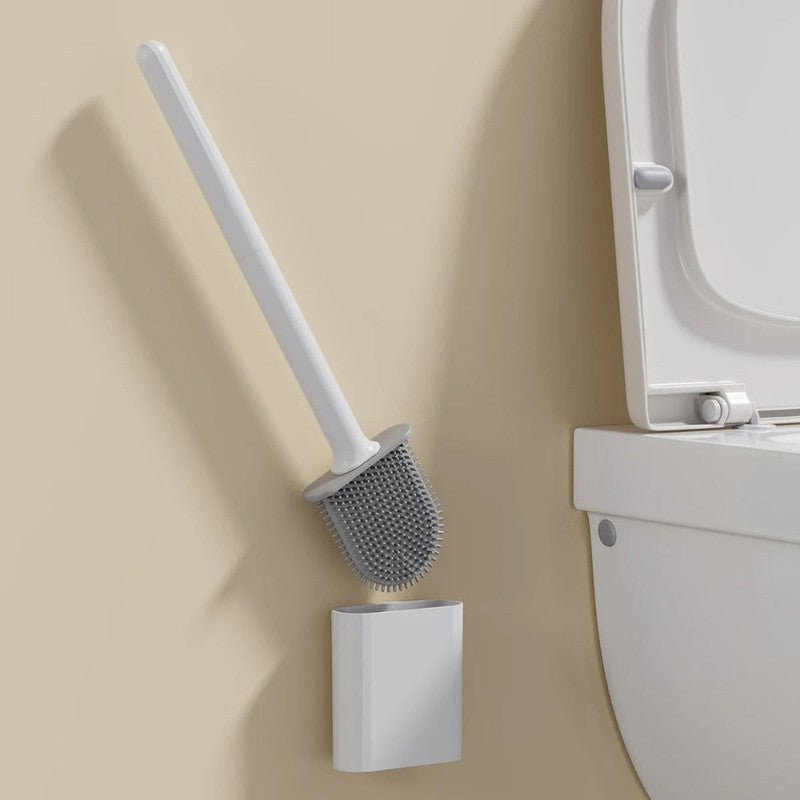 Escobilla de baño con soporte de pared
