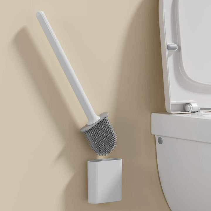 Escobilla de baño con soporte de pared