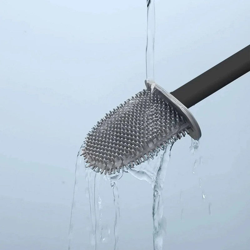 Escobilla de baño con soporte de pared