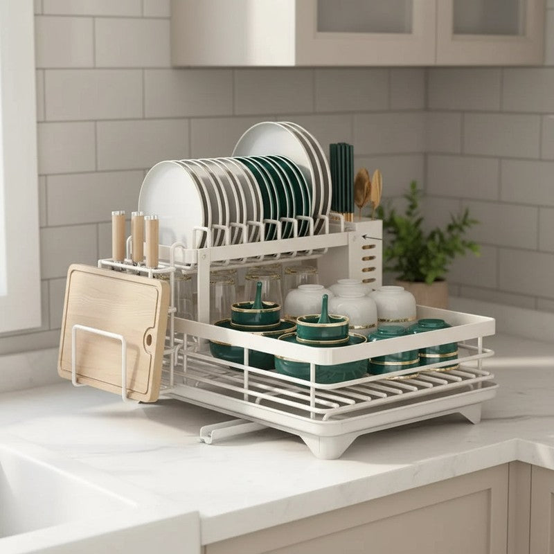 Escurridor de platos plegable - Diseño compacto