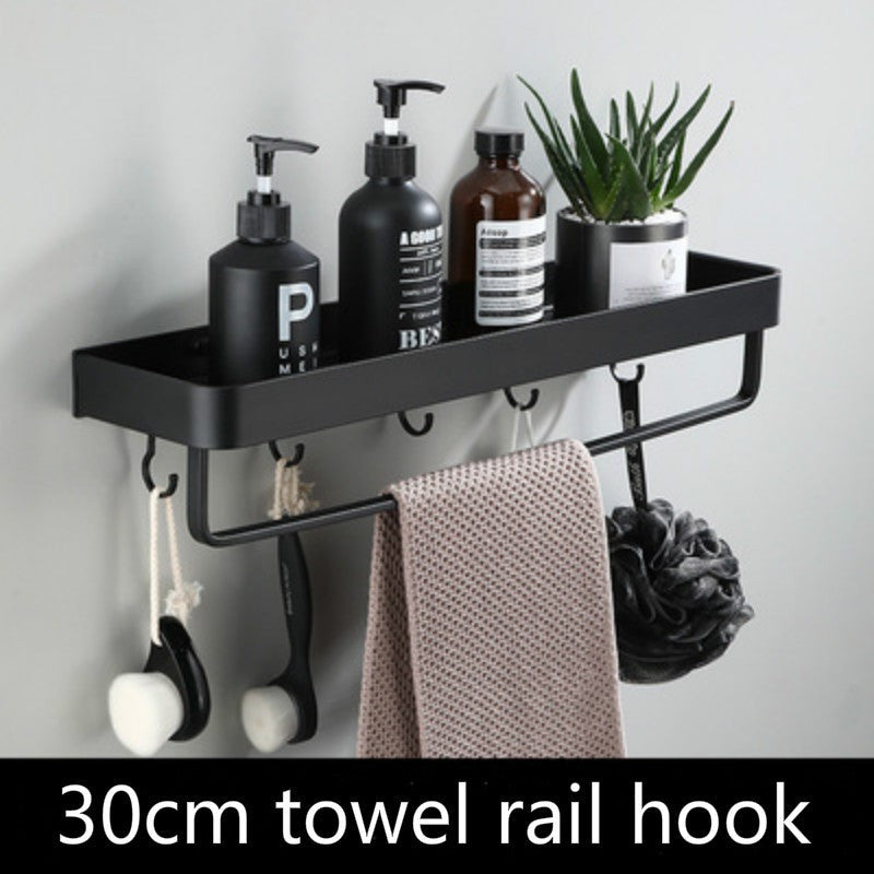 Estante de pared para baño sin perforación - Montaje adhesivo