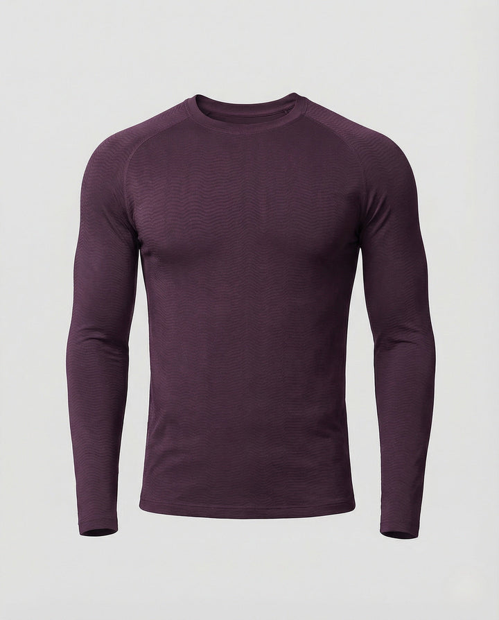 Camiseta Deportiva Entallada – Morado