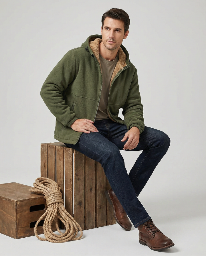 Sudadera Forrada con Capucha