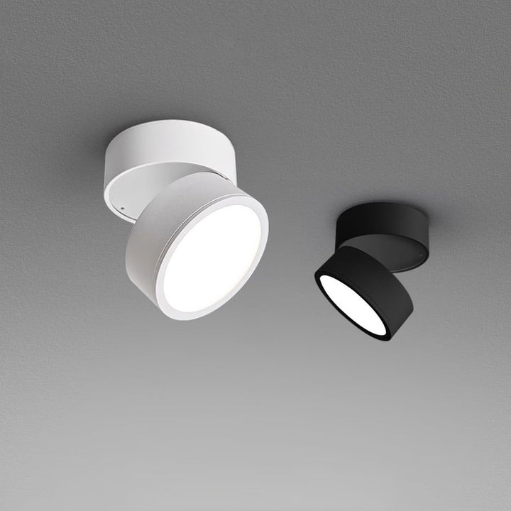Foco LED de techo ajustable - Diseño cilíndrico