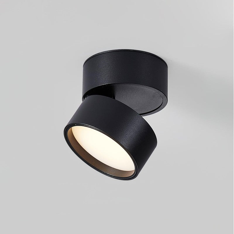 Foco LED de techo ajustable - Diseño cilíndrico