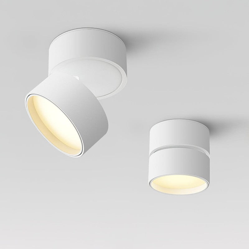 Foco LED de techo ajustable - Diseño cilíndrico
