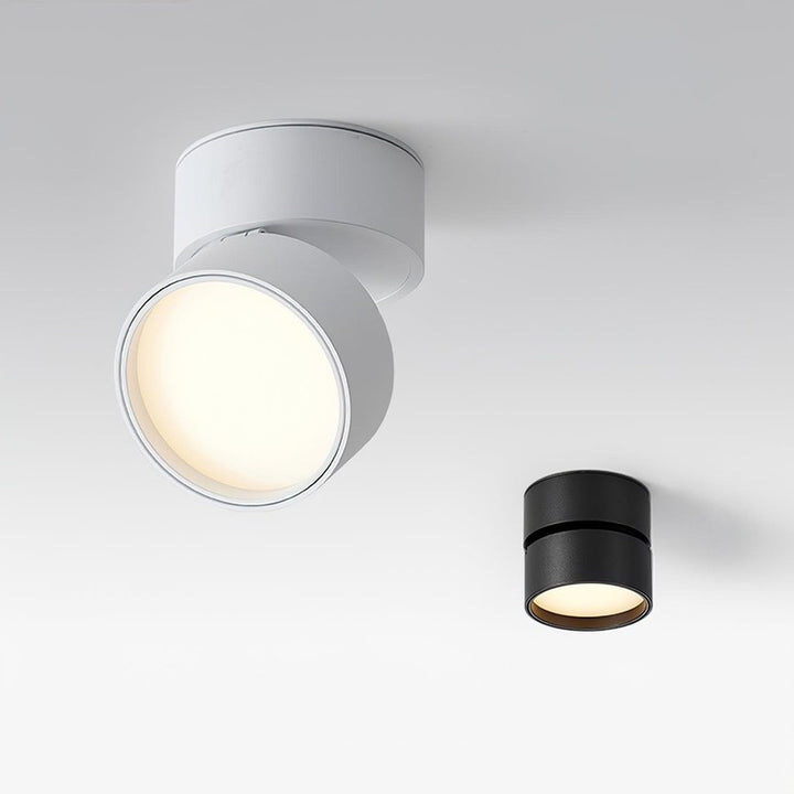 Foco LED de techo ajustable - Diseño cilíndrico