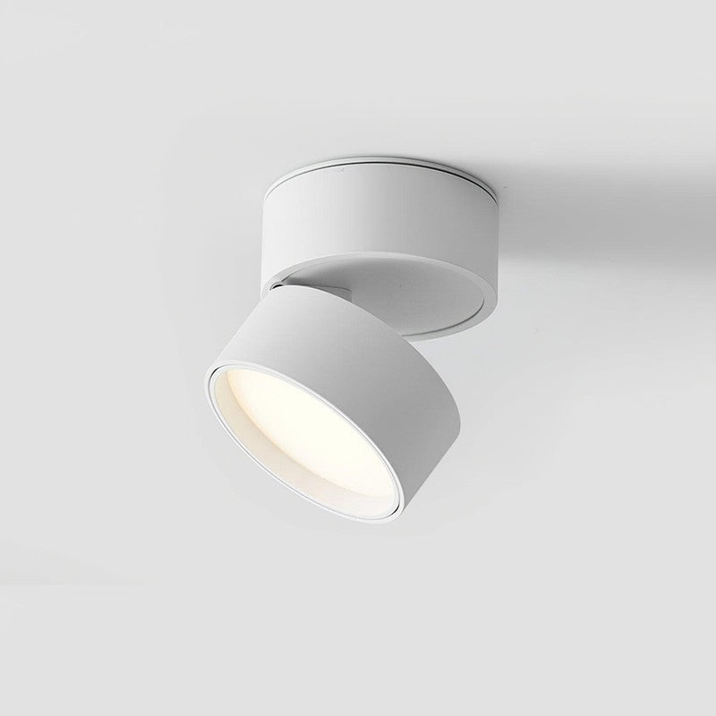 Foco LED de techo ajustable - Diseño cilíndrico
