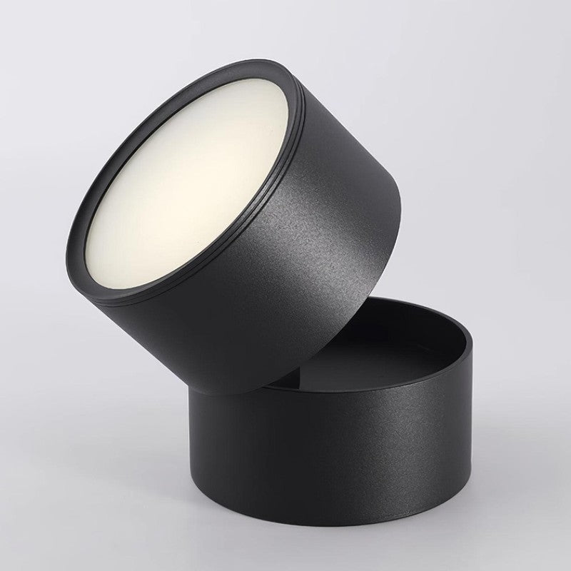 Foco LED de techo ajustable - Diseño cilíndrico