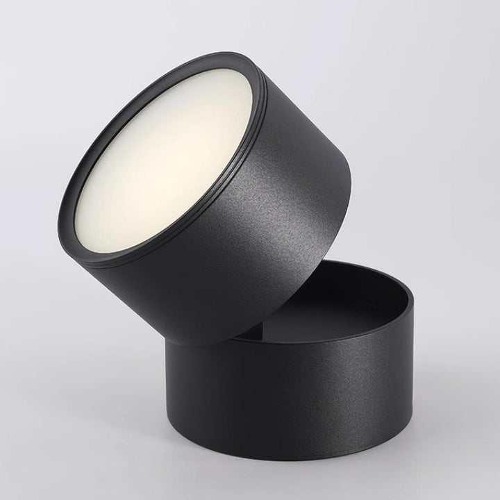 Foco LED de techo ajustable - Diseño cilíndrico