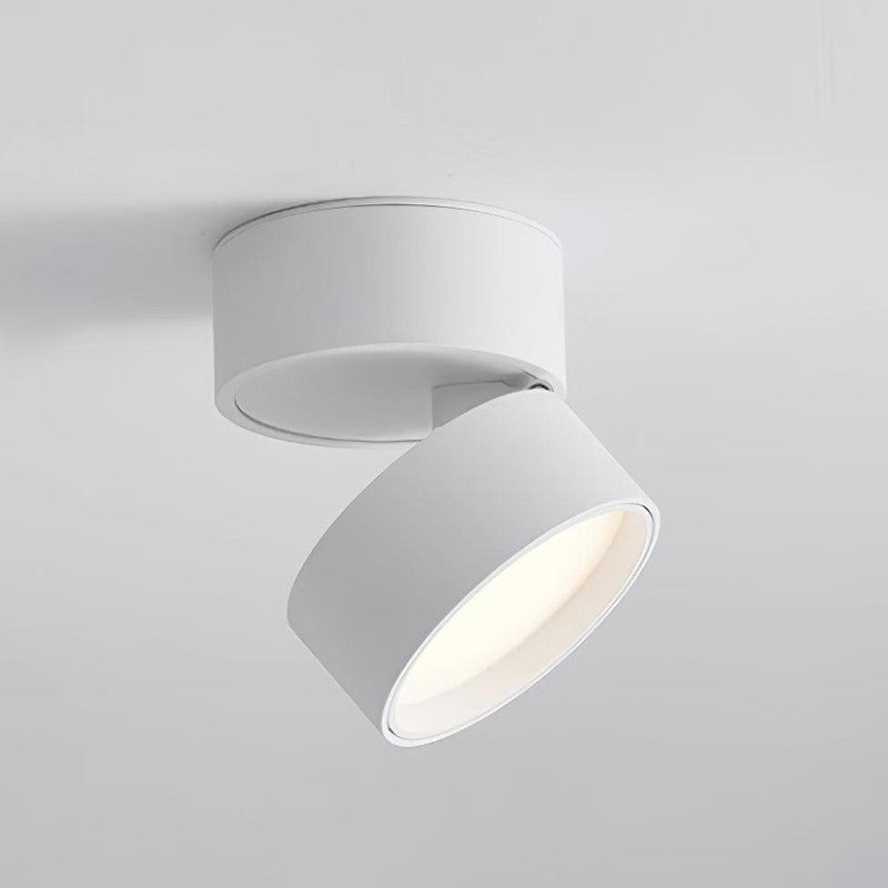Foco LED de techo ajustable - Diseño cilíndrico