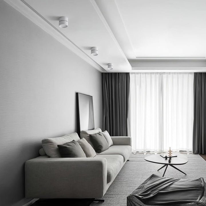 Foco LED de techo ajustable - Diseño cilíndrico