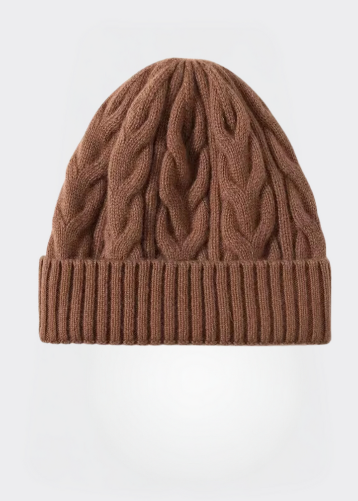 Gorro con Vuelta Clásico – Marrón