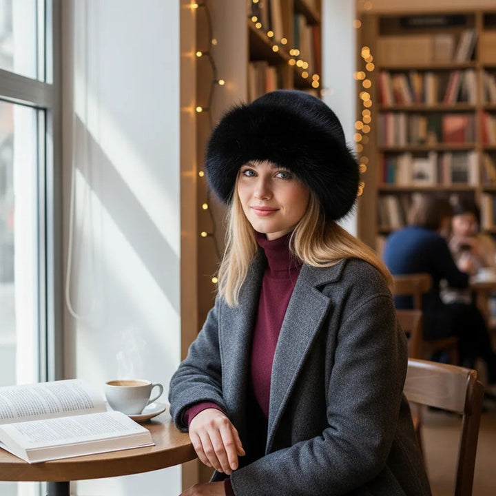 Gorro de invierno para mujer - Silueta redondeada